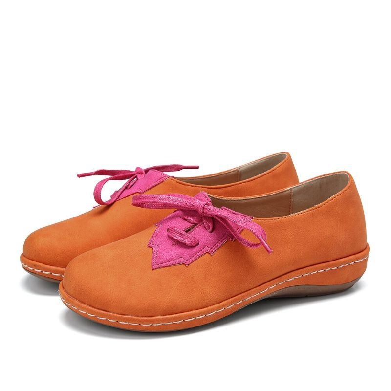 Dame Bladsplejsningsindretning Behagelige Skridsikre Casual Flats