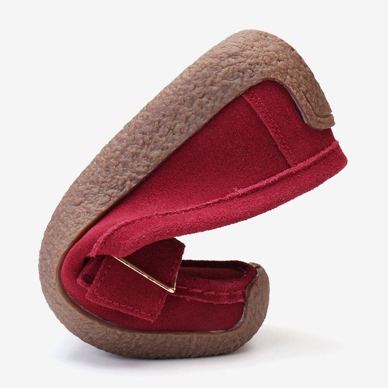 Dame Blød Sål Spænde Åndbar Casual Slip On Flats