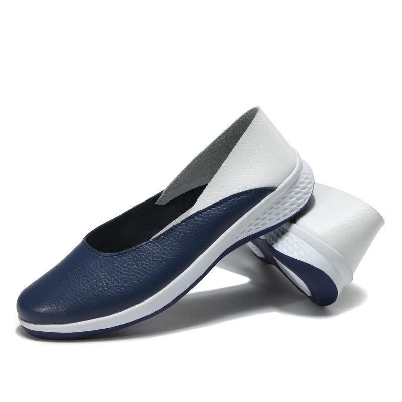 Dame Casual Bløde Syninger Slip On Flats Loafers