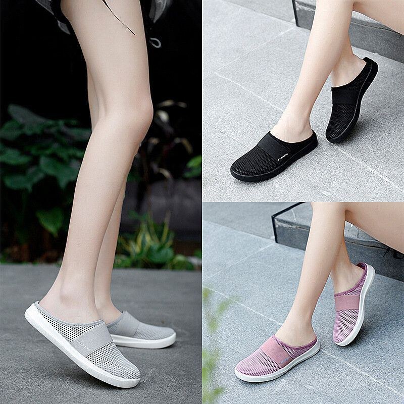 Dame Casual Fashion Mesh Komfortable Slip-on Loafers