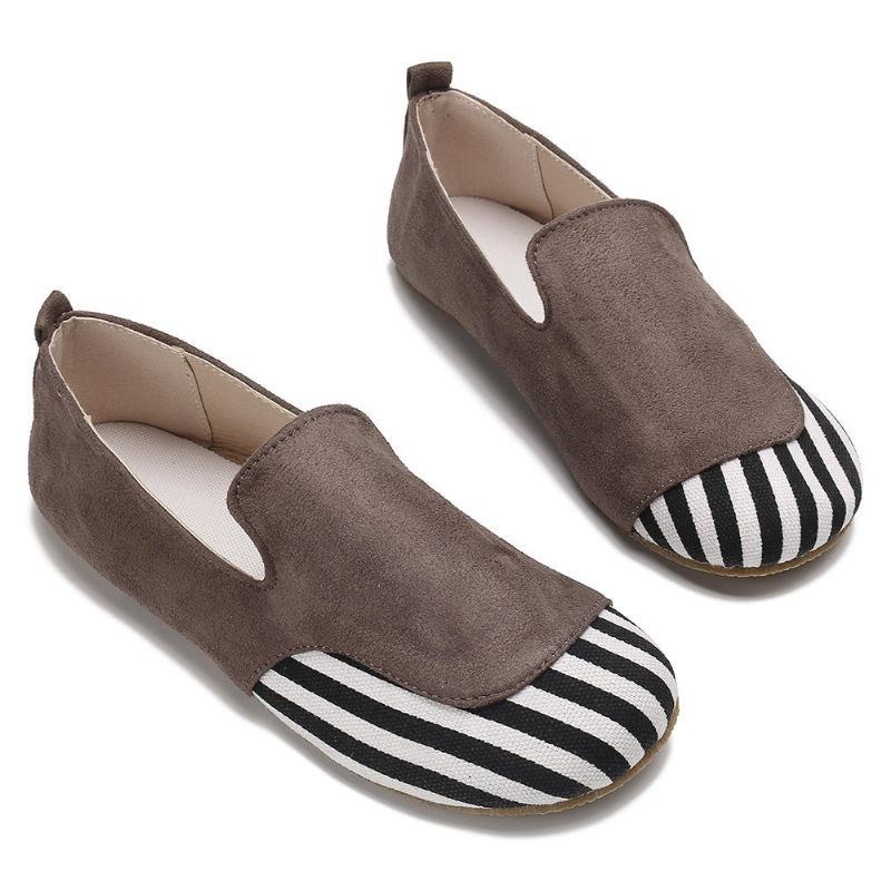 Dame Casual Ruskindssyning Slip On Flats