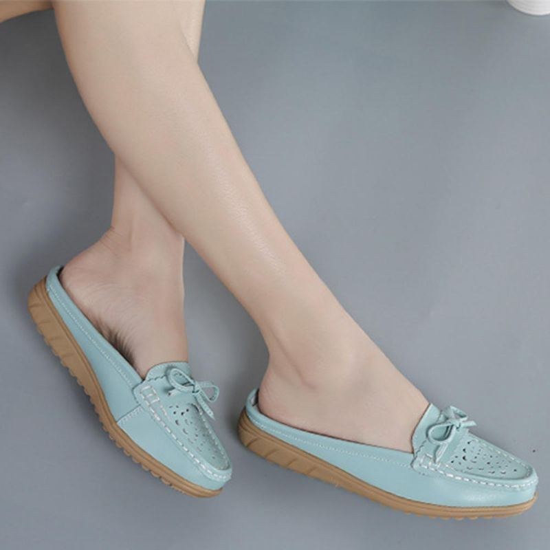 Dame Casual Soft Hollow Flats Hjemmesko