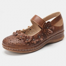 Dame Comfy Flowers Hule Krogløkke Flats