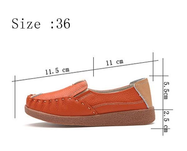 Dame Efterår Flats Soft Sloe Rund Toe Sko Farvematchende Flade Loafers