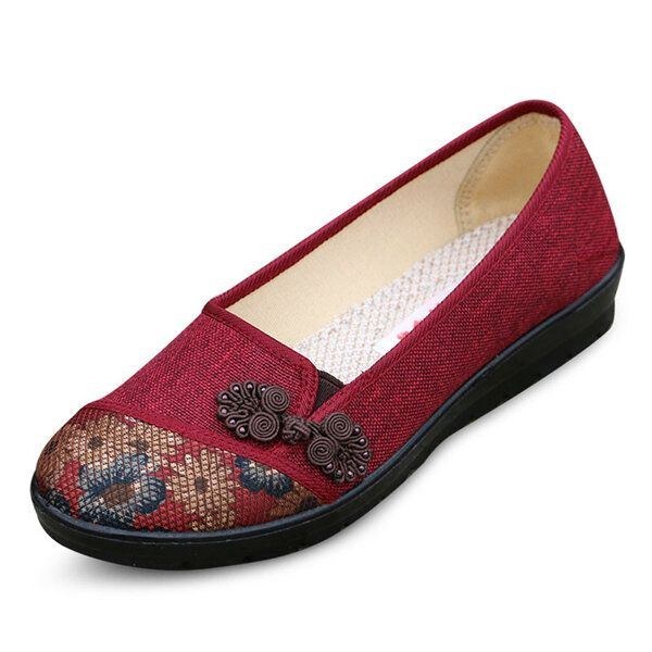 Dame Fritid Chic Sko Åndbar Slip-on Loafers Svedabsorberende Flats