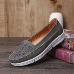 Dame Hand Stricing Hollow Comfy Massage Åndbar Casual Flats