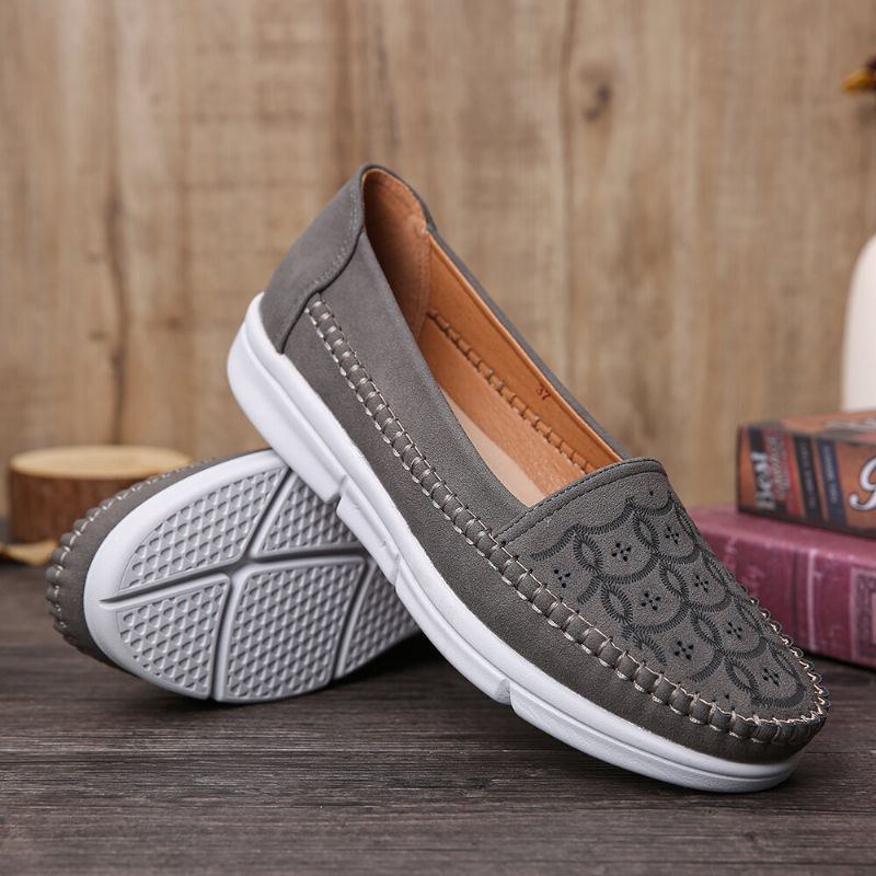 Dame Hand Stricing Hollow Comfy Massage Åndbar Casual Flats