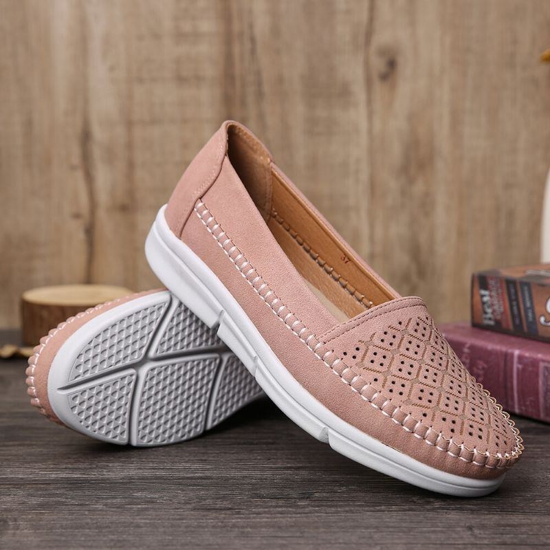 Dame Hollow Comfy Massage Blød Sole Casual Flats