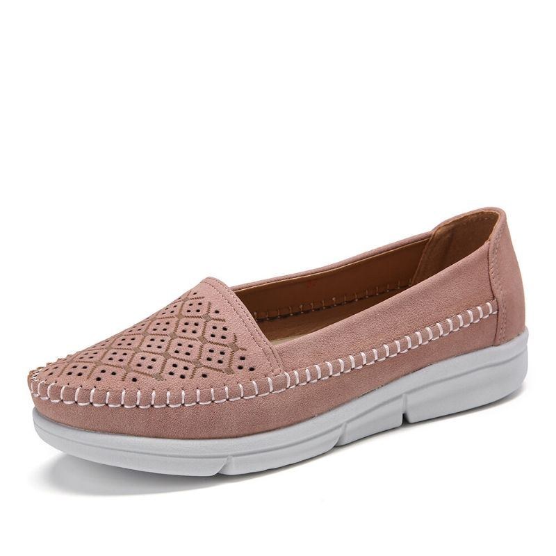 Dame Hollow Comfy Massage Blød Sole Casual Flats