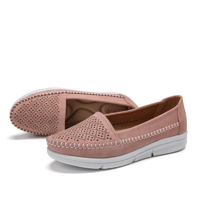 Dame Hollow Comfy Massage Blød Sole Casual Flats