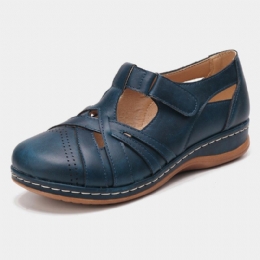 Dame Hollow Out Comfy Åndbar Spring Flats Casual Sko