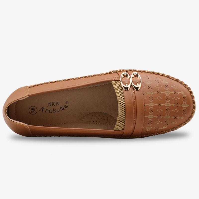 Dame Hult Spænde Slip On Bløde Åndbare Casual Flats