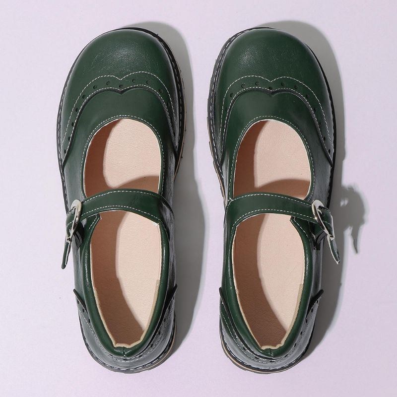 Dame Large Størrelse Skridsikre Behagelig Rund Tå Casual Spring Flats Loafers