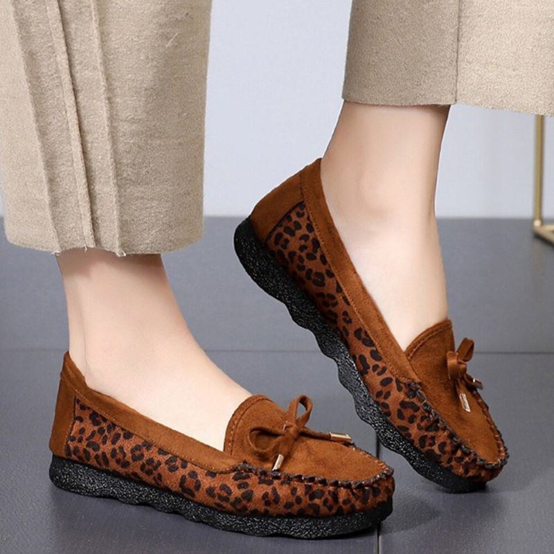 Dame Ruskind Bowknot Comfy Non-slip Casual Loafers