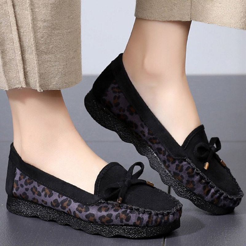 Dame Ruskind Bowknot Comfy Non-slip Casual Loafers