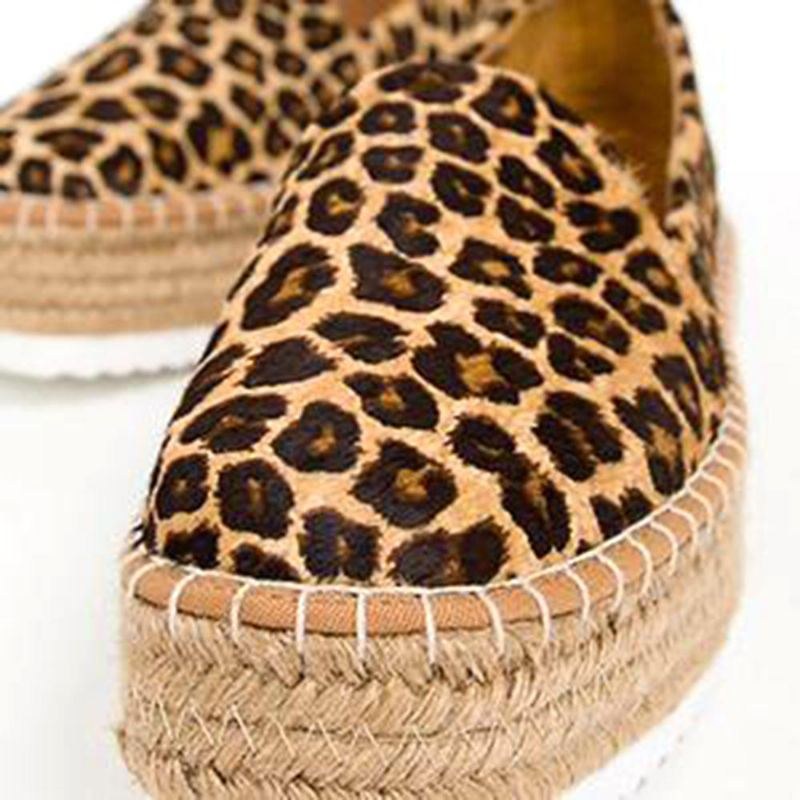 Dame Ruskind Espadrilles Halmflettet Platform Loafers