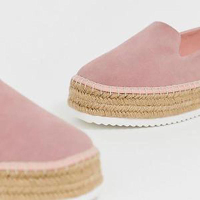 Dame Ruskind Espadrilles Halmflettet Platform Loafers