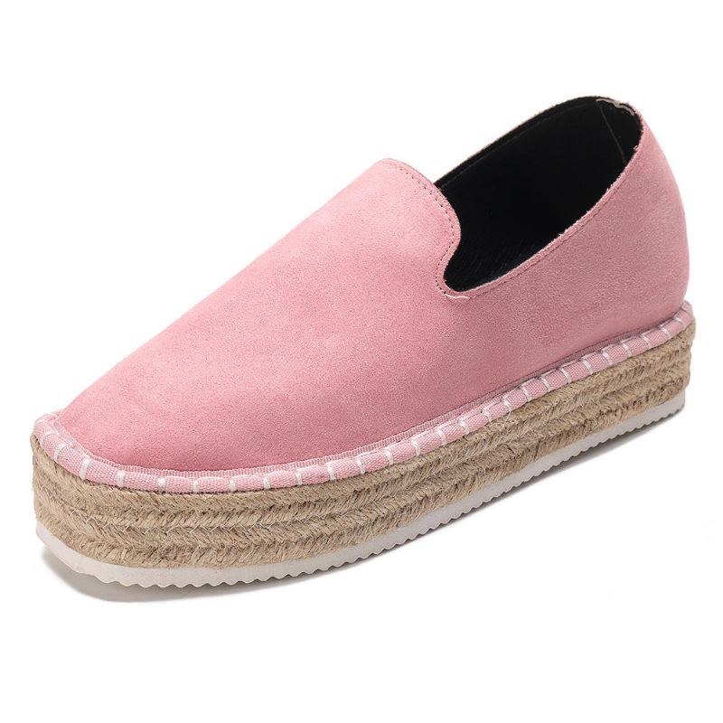 Dame Ruskind Espadrilles Halmflettet Platform Loafers