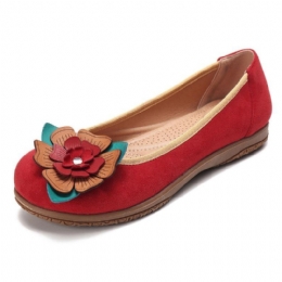 Dame Ruskind Flower Slip On Comfort Casual Flats