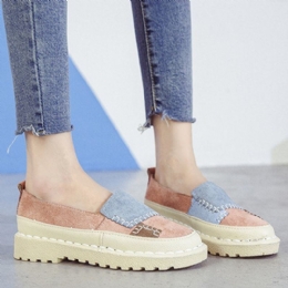 Dame Splejsning Skridsikker Blød Casual Slip On Comfy Flats