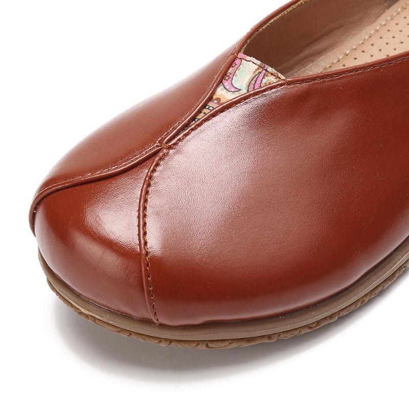 Dame Splejsningsmønster Skridsikre Casual Flat Loafers