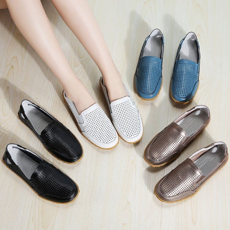 Dame Sports Comfy Hollow Slip On Flat Loafers