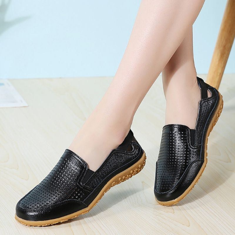 Dame Sports Comfy Hollow Slip On Flat Loafers