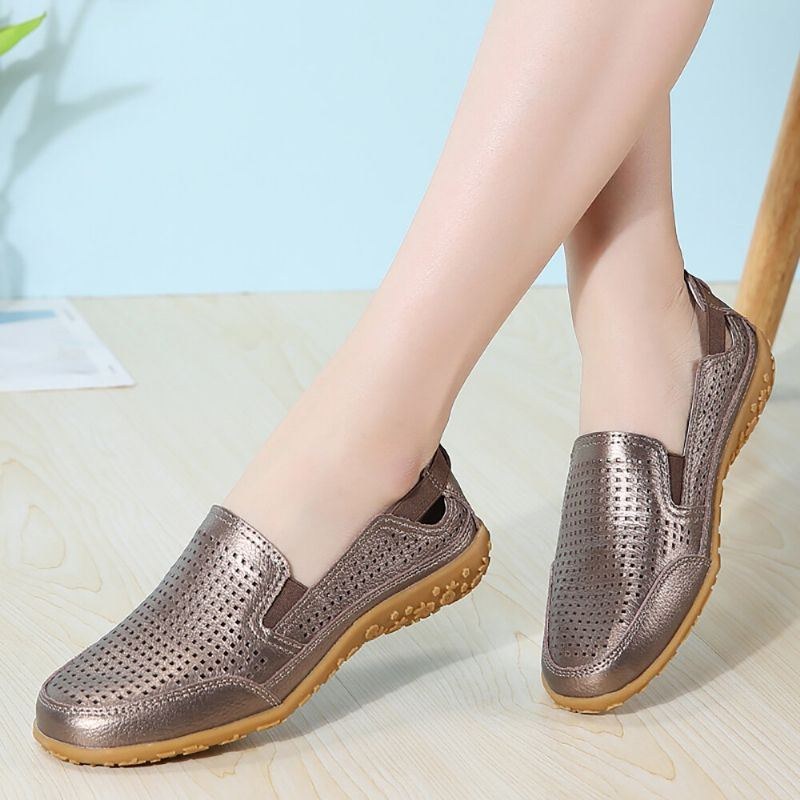 Dame Sports Comfy Hollow Slip On Flat Loafers