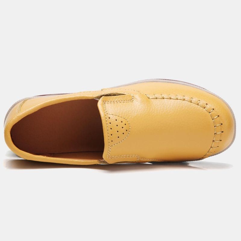 Dame Sy Platform Rund Toe Slip On Loafers