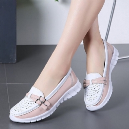 Dame Walking Hollow Skridsikker Casual Slip On Flats