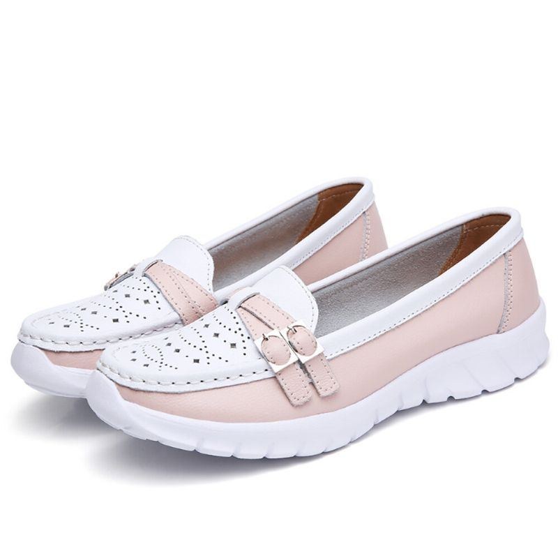 Dame Walking Hollow Skridsikker Casual Slip On Flats