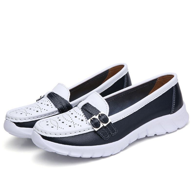 Dame Walking Hollow Skridsikker Casual Slip On Flats