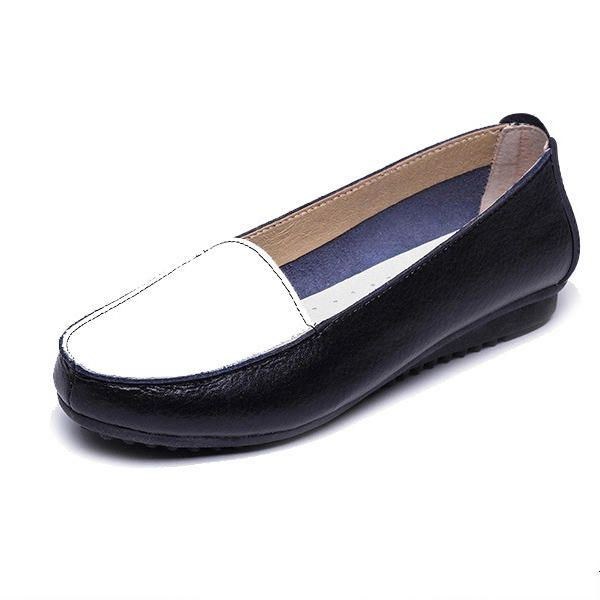 Damemode Efterår Flats Slip On Soft Sole Sko Anti-skrid Loafers