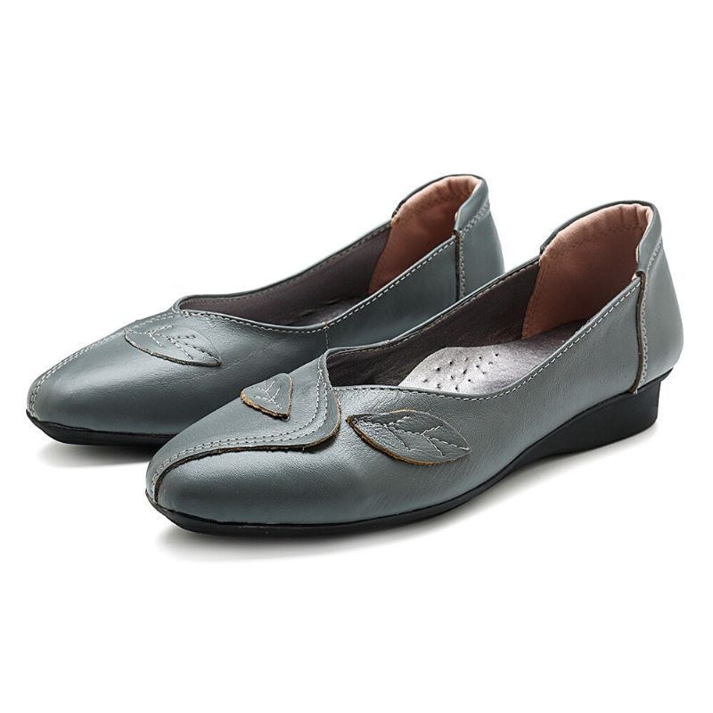 Damesko Blad Komfortabel Kausal Slip On Flats