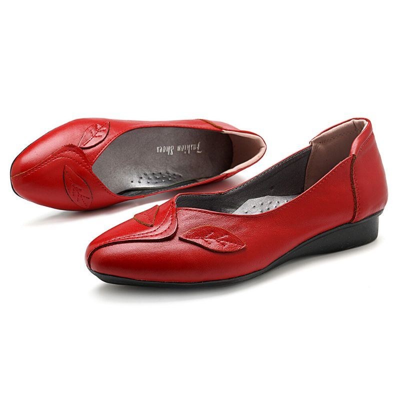 Damesko Blad Komfortabel Kausal Slip On Flats