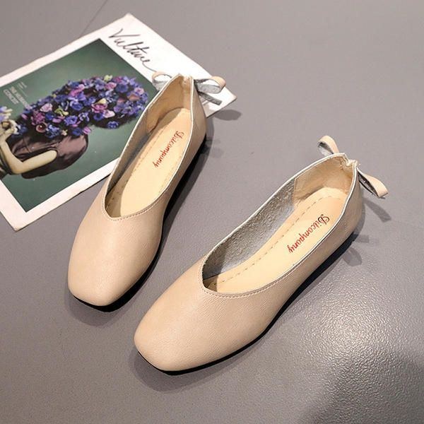 Damesko Bowknot Soft Casual Flats