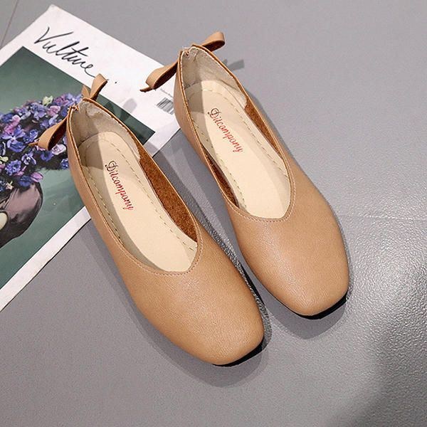 Damesko Bowknot Soft Casual Flats