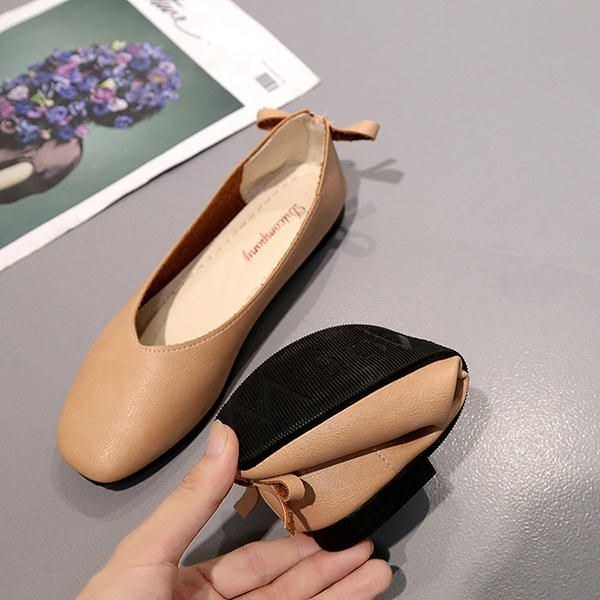 Damesko Bowknot Soft Casual Flats