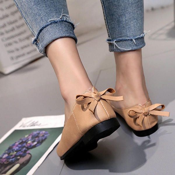 Damesko Bowknot Soft Casual Flats