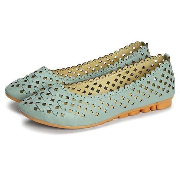 Damesko Hollow Out Åndbar Casual Flats