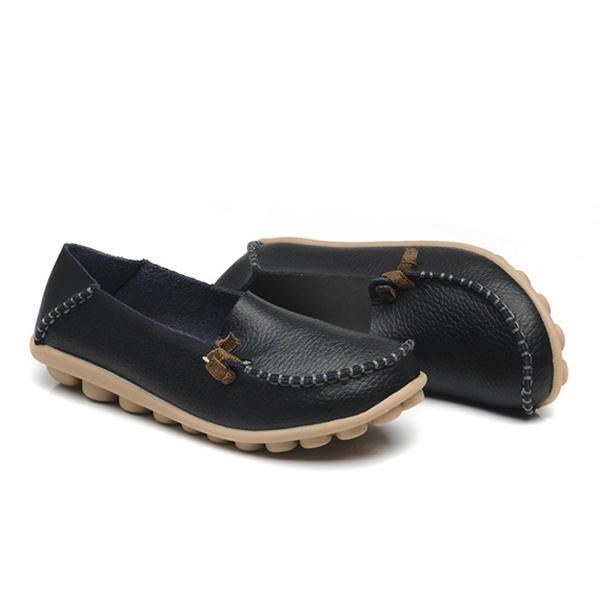 Sko Damer Flats Komfortabel Casual Udendørs Åndbar Slip On Flats Loafers Sko