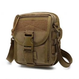 Army Style Nylon Taktisk Mænd Skuldertaske Messenger Bag Til Sport Rejse Vandring