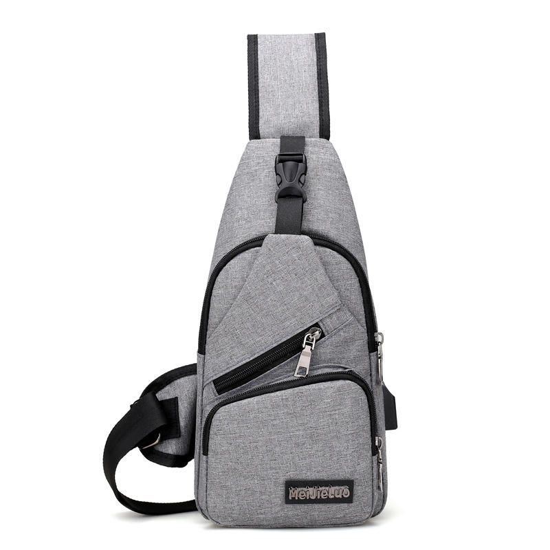 Casual Outdoor Travel Sling Bag Brysttaske Til Mænd