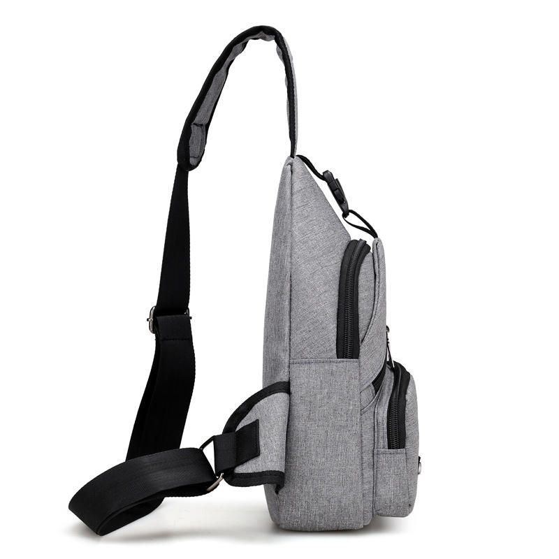 Casual Outdoor Travel Sling Bag Brysttaske Til Mænd