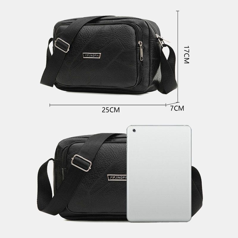 Herre Business Vandtæt Ryg Anti-tyveri Lomme Multifunktion Crossbody Taske Skuldertaske