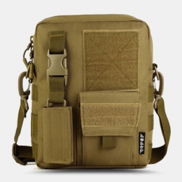 Herre Camo Mønster Multifunktion Stor Kapacitet Udendørs Rejse Taktisk Taske Crossbody Taske Skuldertaske Firkantet Taske