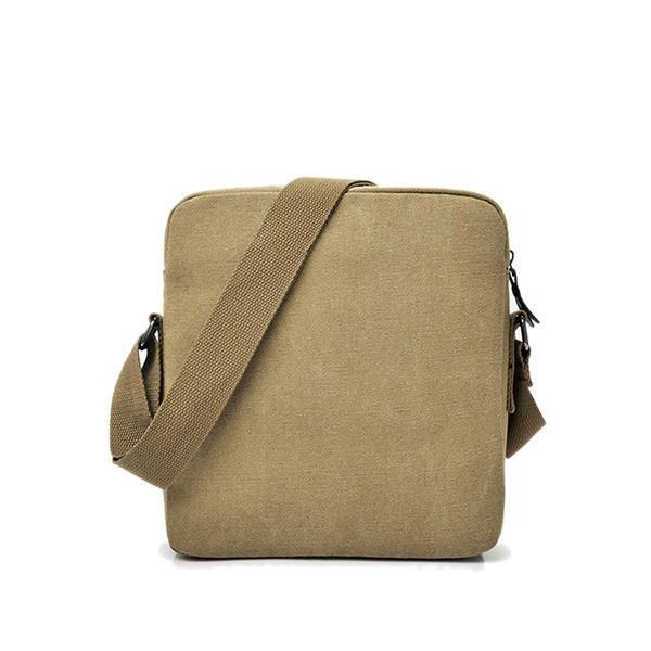 Herre Canvas Multifunktionel Vintage Crossbody-taske Skuldertaske Casual Business Travel Pack