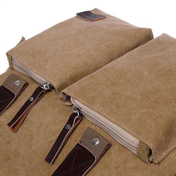 Herre Canvas Outdoor Casual Traveling Taske Med Stor Kapacitet