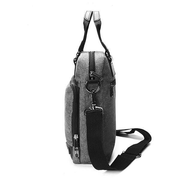 Herre Fritid Skuldertaske Brief Messenger's Bag Business Crossbody Taske