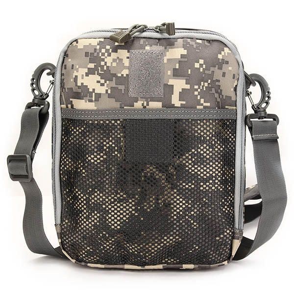 Herre Kvinder Nylon Sport Outdoor Tactical Army Ipad Skulder Crossbody Taske